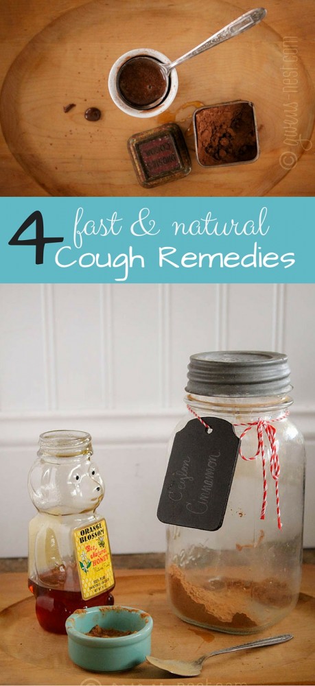 Four FAST natural cough remedies to whip up spur of the moment...GREAT info!