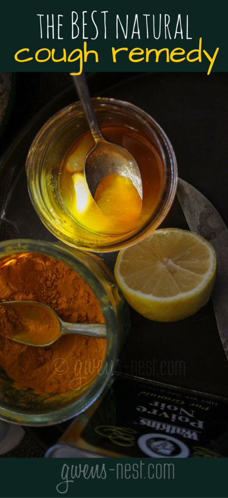 the BEST natural cough remedy- using ingredients you may already have in your kitchen. This stuff WORKS!