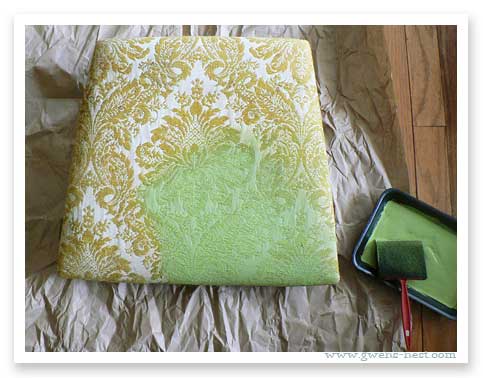 Painted Chair Cushions Gwen S Nest, Green Dining Room Chair Cushions