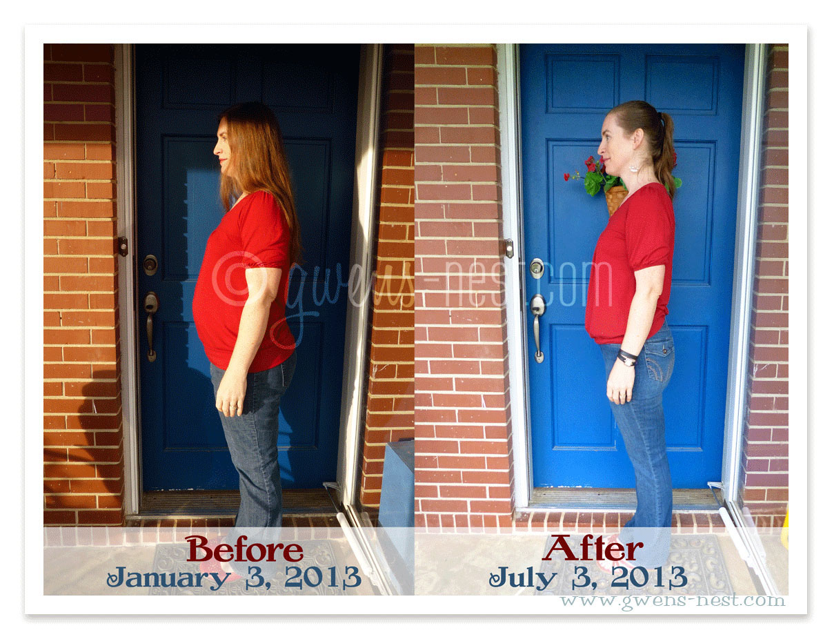 my THM weight loss before & after at 6 months