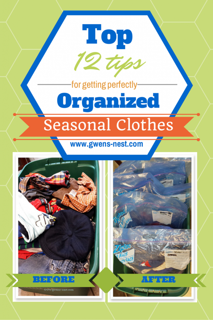 Tips for organizing clothes