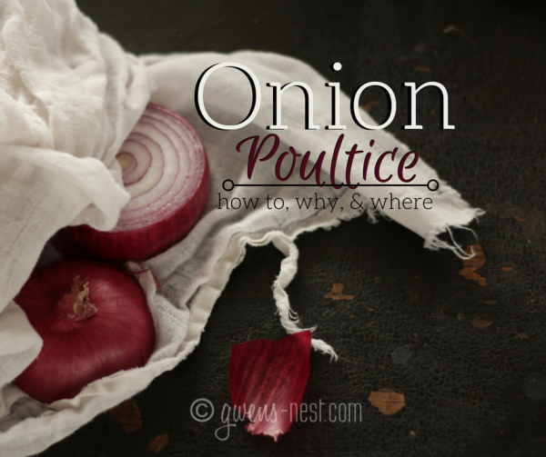 The onion poultice is a great ally in my home remedy arsenal. Find out the why, how, and the many uses for an onion poultice. 