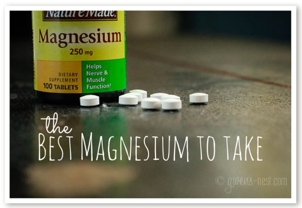 Whats the best magnesium to take? I'll give you the inside scoop on choosing magnesium supplements