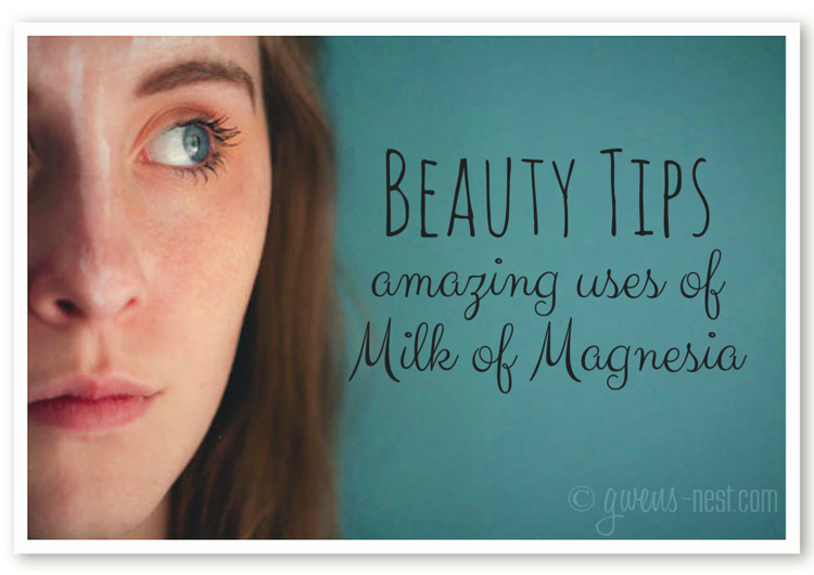 Beauty tips: amazing uses for Milk of Magnesia- it's an acne treatment and natural deodorant and more!