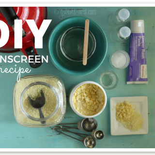 DIY sunscreen with ingredients you may already have on hand!