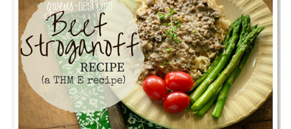 ground beef stroganoff recipe- this is one of my childhood favorites remade to be lower fat.