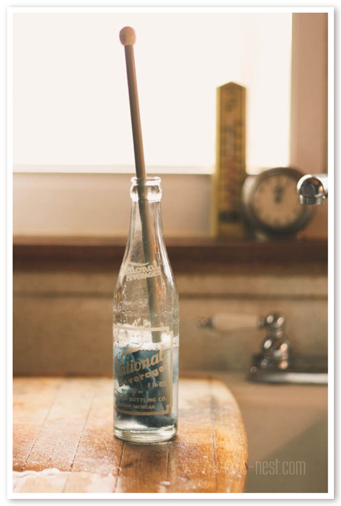 Washing Vintage Bottles Gwen's Nest