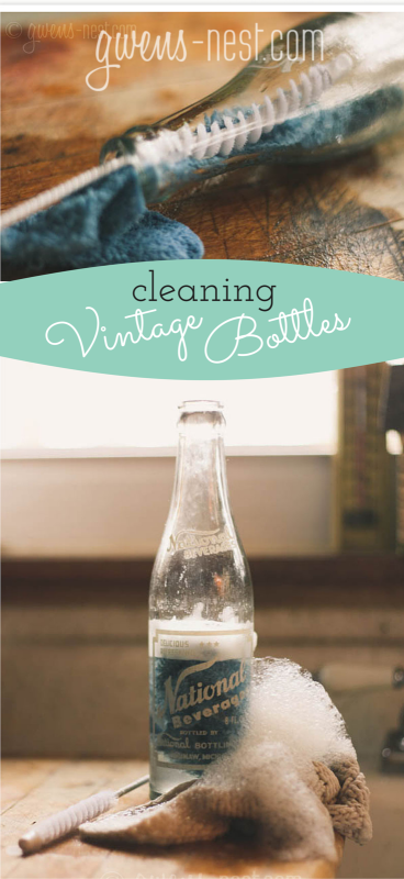 Get vintage bottles *really* clean with these simple tricks & common tools.