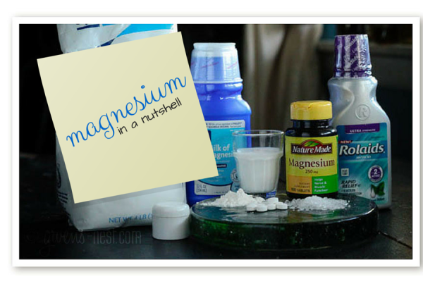 My magnesium series boiled down to a nutshell- uses, importance, and products: this is the easy button!