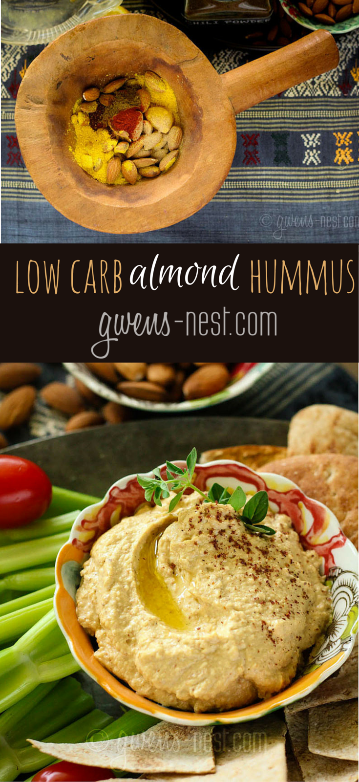 Almond Low Carb Hummus Recipe Gwen's Nest