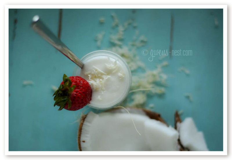 coconut yogurt recipe- an easy peasy recipe for dairy free yogurt with great texture!