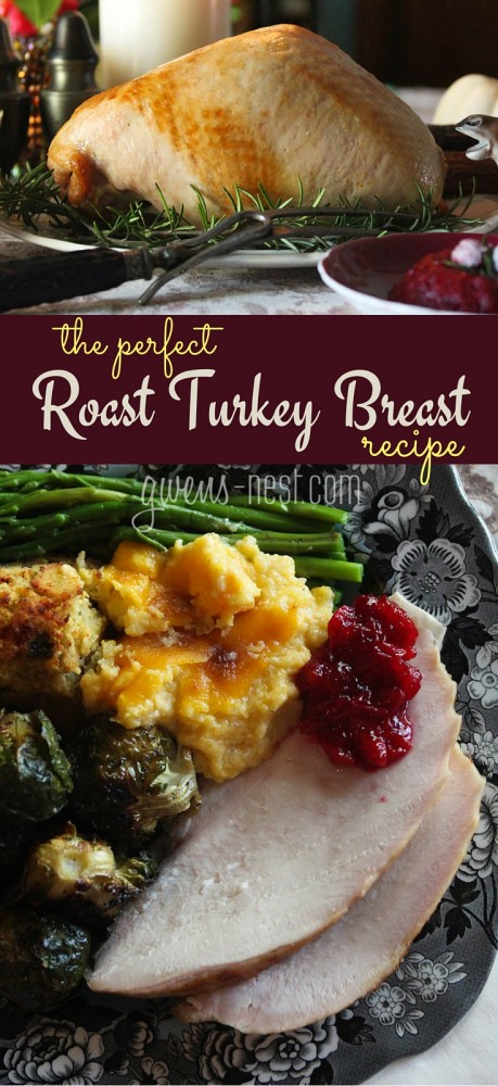 WOW! This is SO simple! A perfect roasted turkey breast recipe that turns out perfect every single time. 